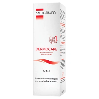 Emolium Dermocare, krem do skóry suchej i wrażliwej od 1. dni życia, 75 ml