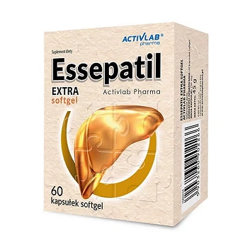 Essepatil Extra Softgel, kapsułki zawierające fosfolipidy sojowe, 60 szt.