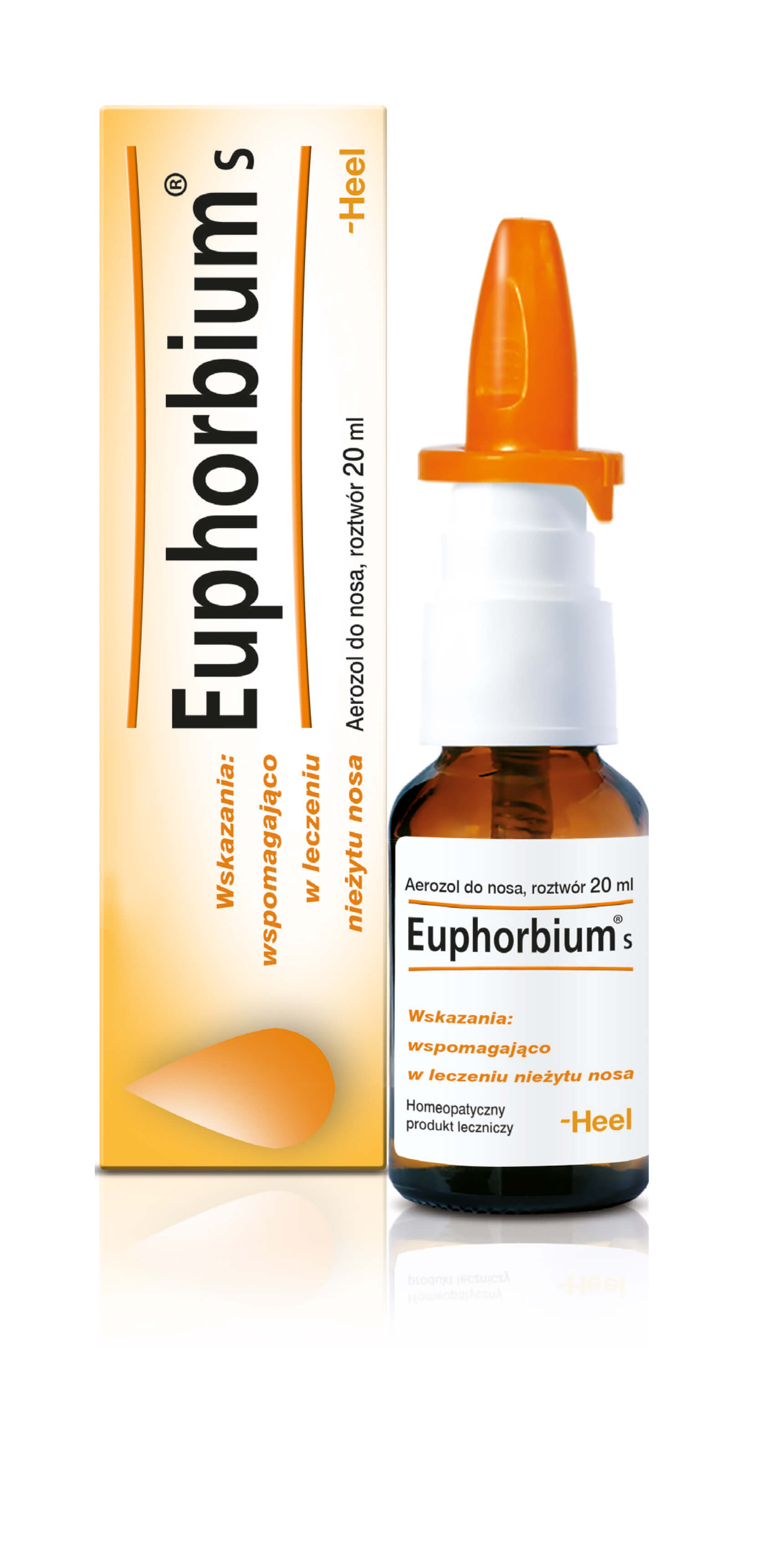 Euphorbium S aerozol wspomagający leczenie nieżytu nosa, butelka 20 ml 