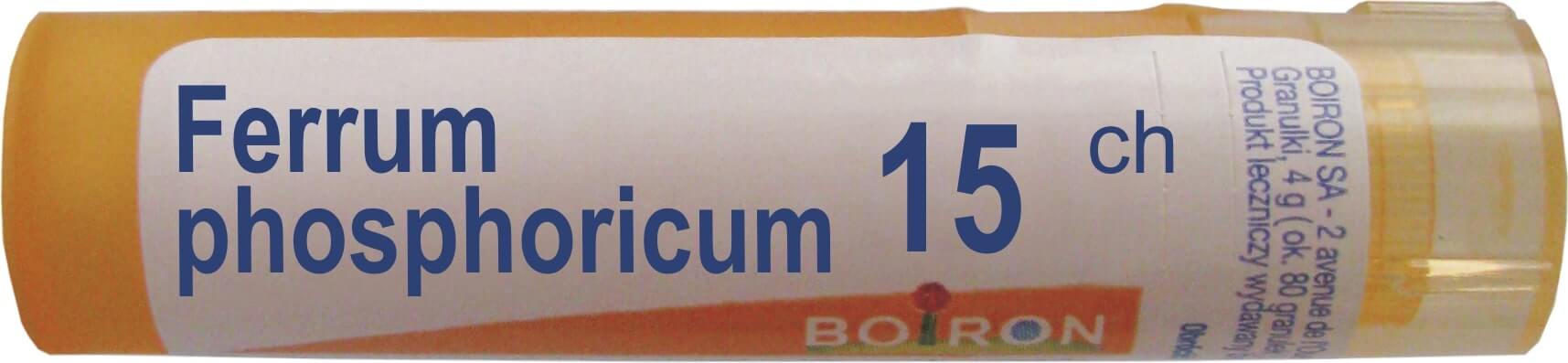 Boiron Ferrum Phosphoricum 15CH  granulki, 4 g