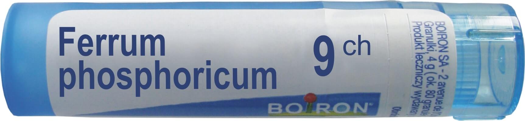 Boiron Ferrum Phosphoricum 9 CH  granulki, 4 g