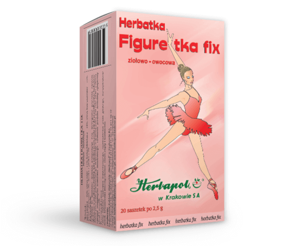 Figuretka fix  ziołowo-owocowa herbata dla osób chcących utrzymać prawidłową wagę, 20 sasz.