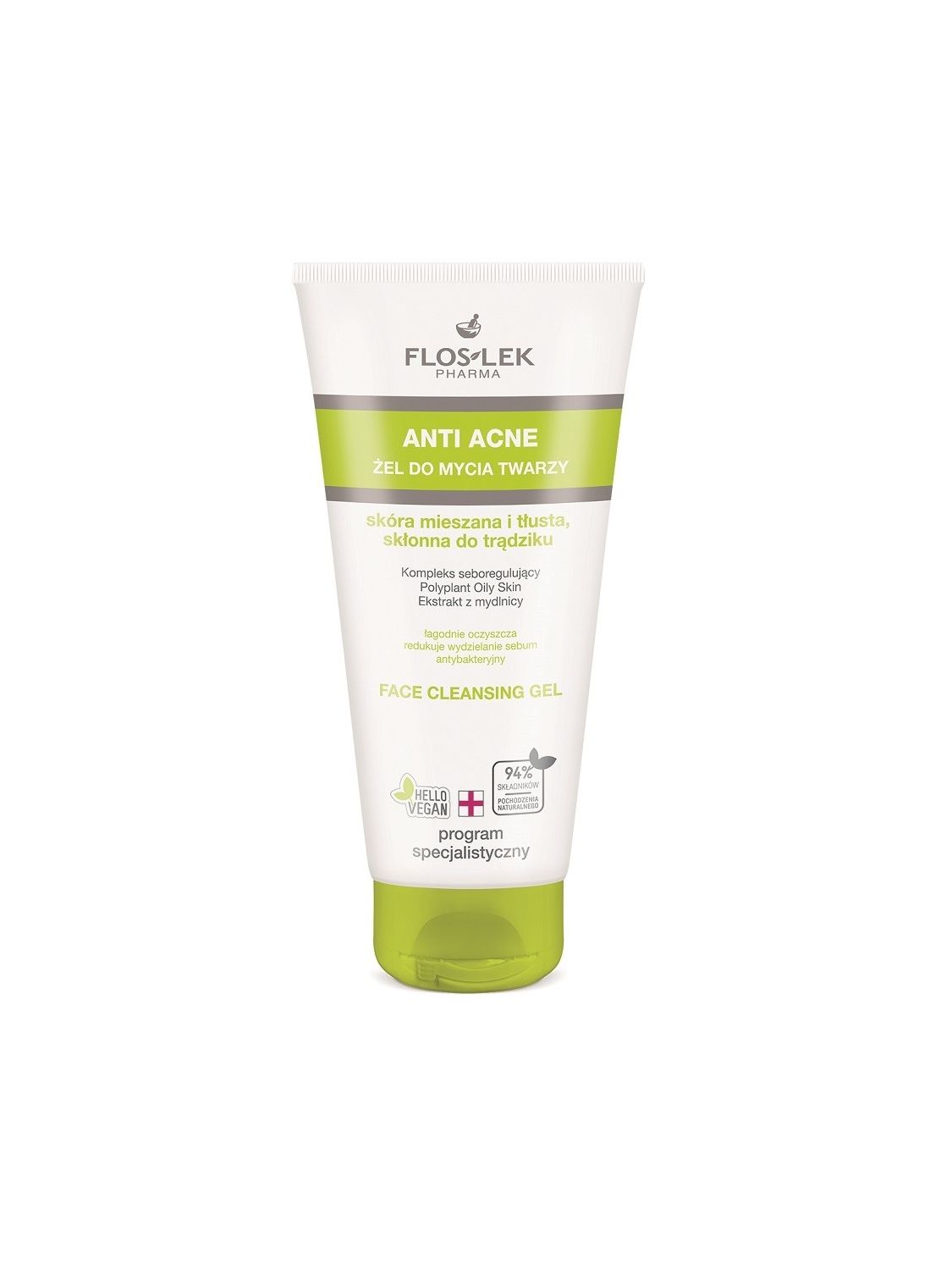 FLOSLEK FLOS-LEK ANTI ACNE , Gesichtsreinigungsgel 200ml