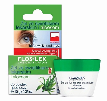Flos-Lek Żel ze świetlikiem i aloesem, do powiek i pod oczy, 10 g