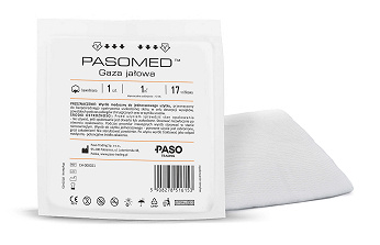 Gaza jałowa PASO, 17-niktowa, 1 m2, 1 szt.