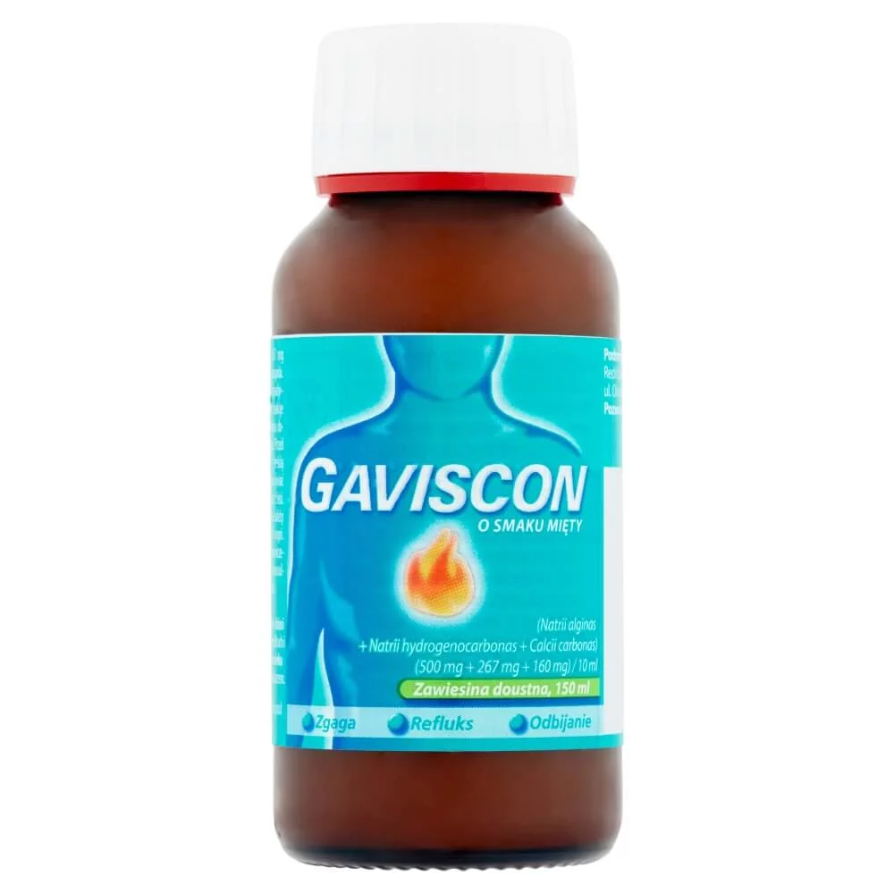Gaviscon , zawiesina o smaku miętowym, 150 ml