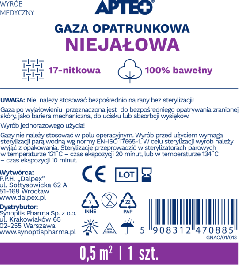 Gaza opatrunkowa APTEO CARE