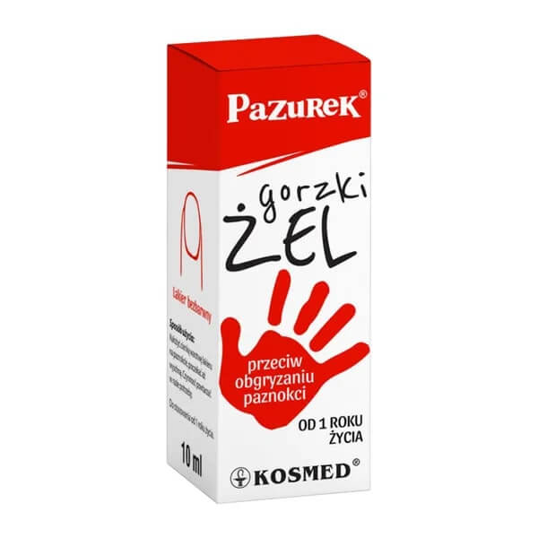 Pazurek Gorzki Żel, przeciw obgryzaniu paznokci, 10 ml
