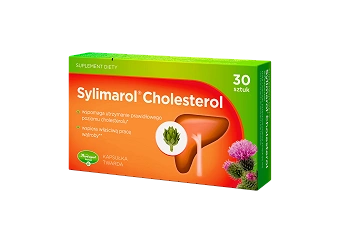 Sylimarol Cholesterol, kapsułki ze składnikami na utrzymanie odpowiedniego poziomu cholesterolu, 30 szt.