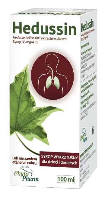 Hedussin, syrop na kaszel mokry dla dzieci i dorosłych, 100 ml