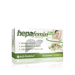Hepafemin PLUS  tabletki ze składnikami wspierającymi pracę wątroby i trawienie, 40 szt.