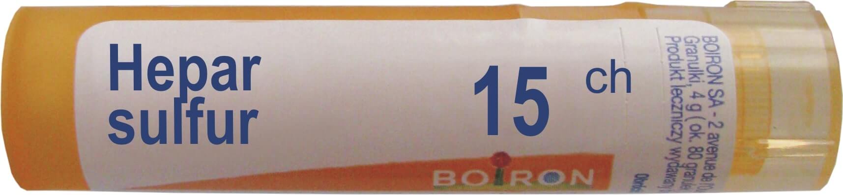Boiron Hepar Sulfur 15 CH  granulki, 4 g