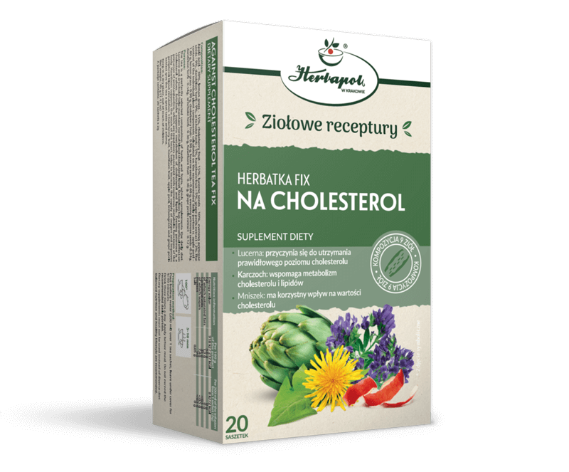 Herbatka Fix na Cholesterol zioła do zaparzania w saszetkach, 20 szt.