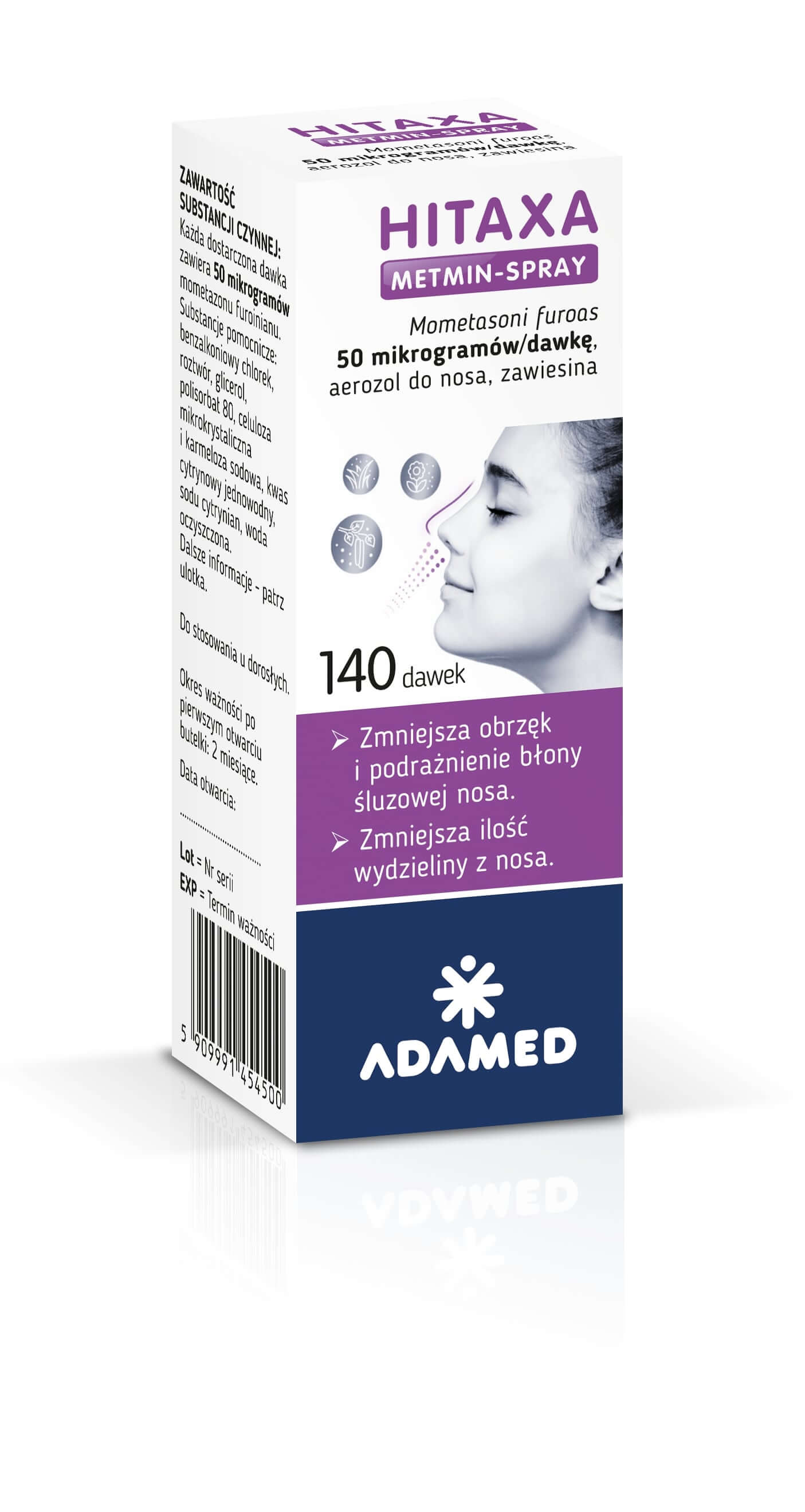 Hitaxa Metmin-Spray, aerozol, 140 dawek