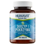 Humavit Skrzyp i Pokrzywa tabletki z ekstraktem ze skrzypu polnego i pokrzywy, drożdże piwowarskie, 250 szt.