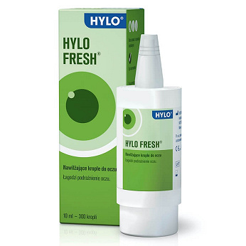 Hylo-Fresh, krople do oczy nawilżające i łagodzące podrażnienia, 10 ml