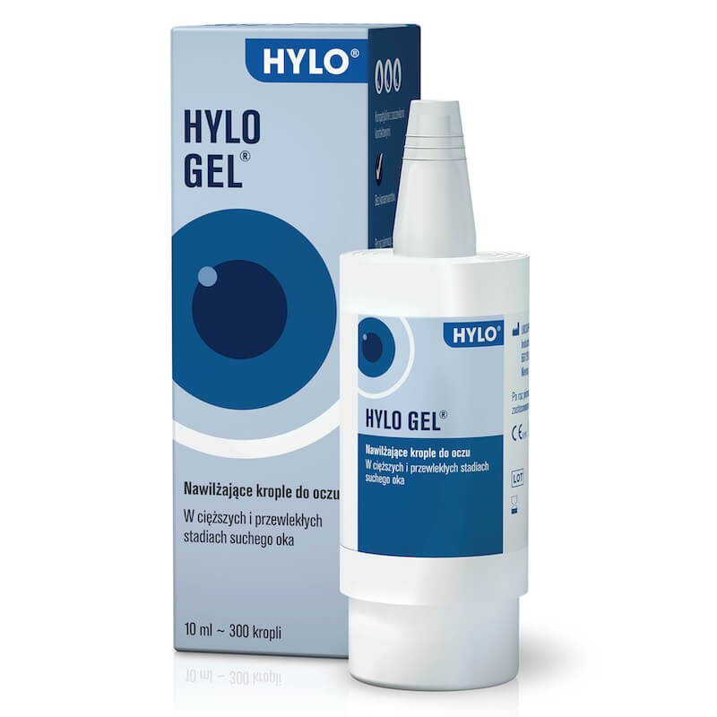 Hylo Gel, krople nawilżające do oczu, butelka 10 ml
