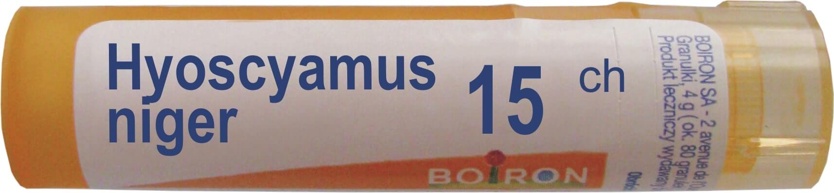 Boiron Hyoscyamus Niger 15 CH  granulki, 4 g