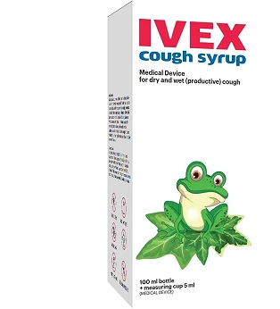 IVEX cough syrup, syrop na mokry i suchy kaszel, 100 ml