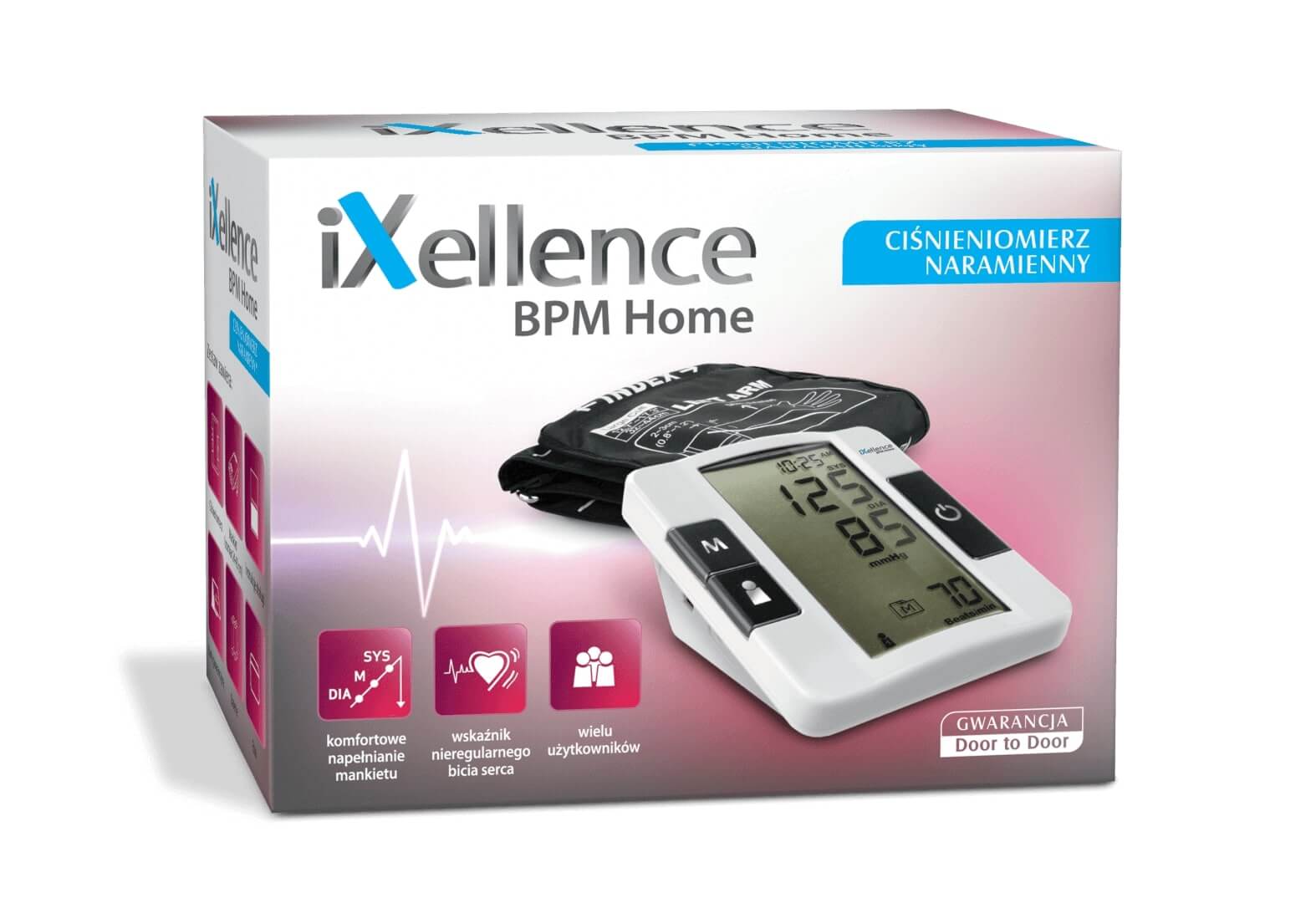 Ciśnieniomierz iXellence BPM Home naramienny, 1 szt.
