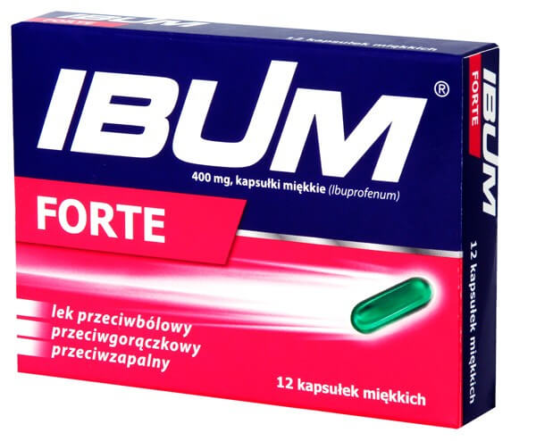 Ibum Forte  , kapsułki przeciwbólowe, 12 szt.