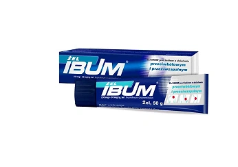 Ibum , żel o działaniu przeciwbólowym i przeciwzapalnym, 50 g