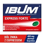 Ibum Express Forte kapsułki na bóle różnego nasilenia, 24 szt.