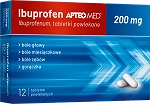 Ibuprofen APTEO MED tabletki o działaniu przeciwbólowym i przeciwzapalnym, 12 szt.