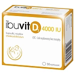 Ibuvit D3 4000 IU kapsułki z witaminą D3, 30 szt.