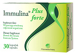 Immulina Plus forte kapsułki ze składnikami wspomagającymi odporność, 30 szt.