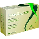 Immulina+ D3  kapsułki ze składnikami wspomagającymi odporność, 60 szt. 