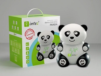 Inhalator Panda, dla dzieci i niemowląt, 1 szt.