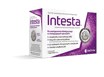 Intesta , kapsułki do stosowania przy IBS, zaburzeniach flory jelitowej, 60 szt.