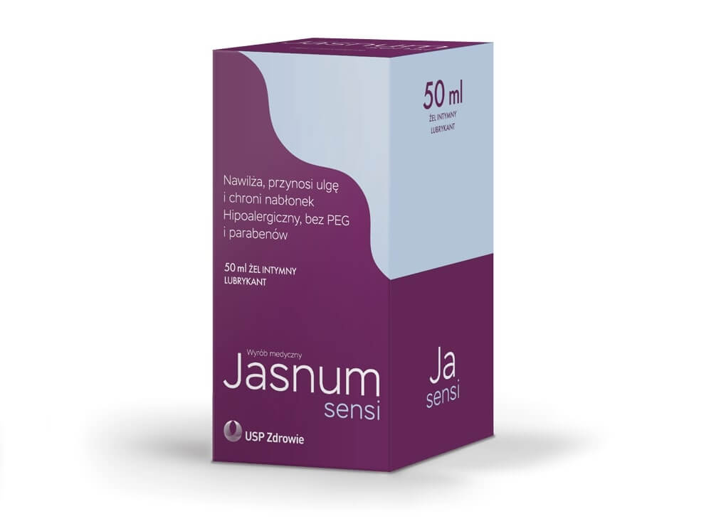 Jasnum Sensi żel intymny nawilżający, 50 ml