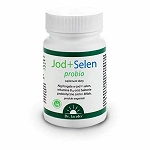Dr. Jacob's Jod + Selen Probio kapsułki zawierające jod, selen oraz bakterie probiotyczne wspomagające prawidłowe funkcjonowanie tarczycy, 90 szt.