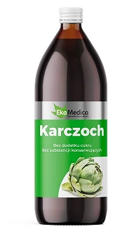 EkaMedica Karczoch, płyn bez dodatku cukru, 1000 ml KRÓTKA DATA 18.12.2025