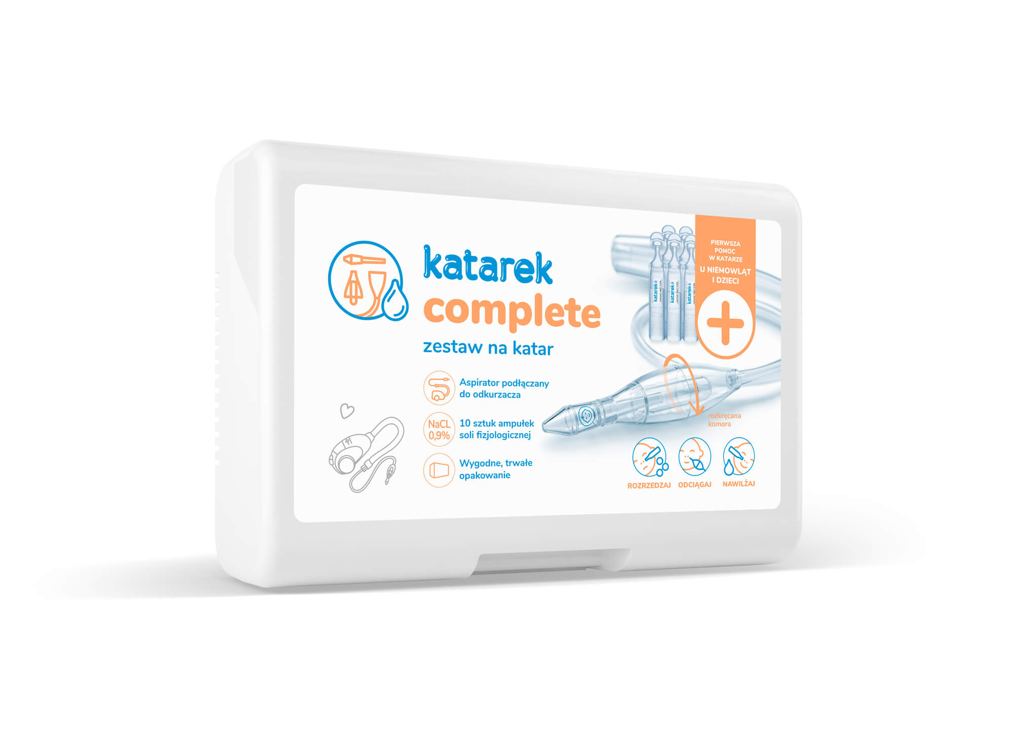 Katarek Complete, zestaw aspirator do kataru, 1 szt.