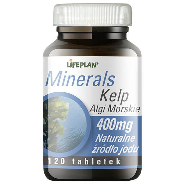 Minerals Kelp Algi Morskie tabletki, 120 szt.