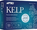 Kelp APTEO tabletki z jodem wspierającym pracę tarczycy, 100 szt.
