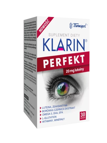Klarin Perfekt kapsułki na poprawę wzroku, 30 szt.
