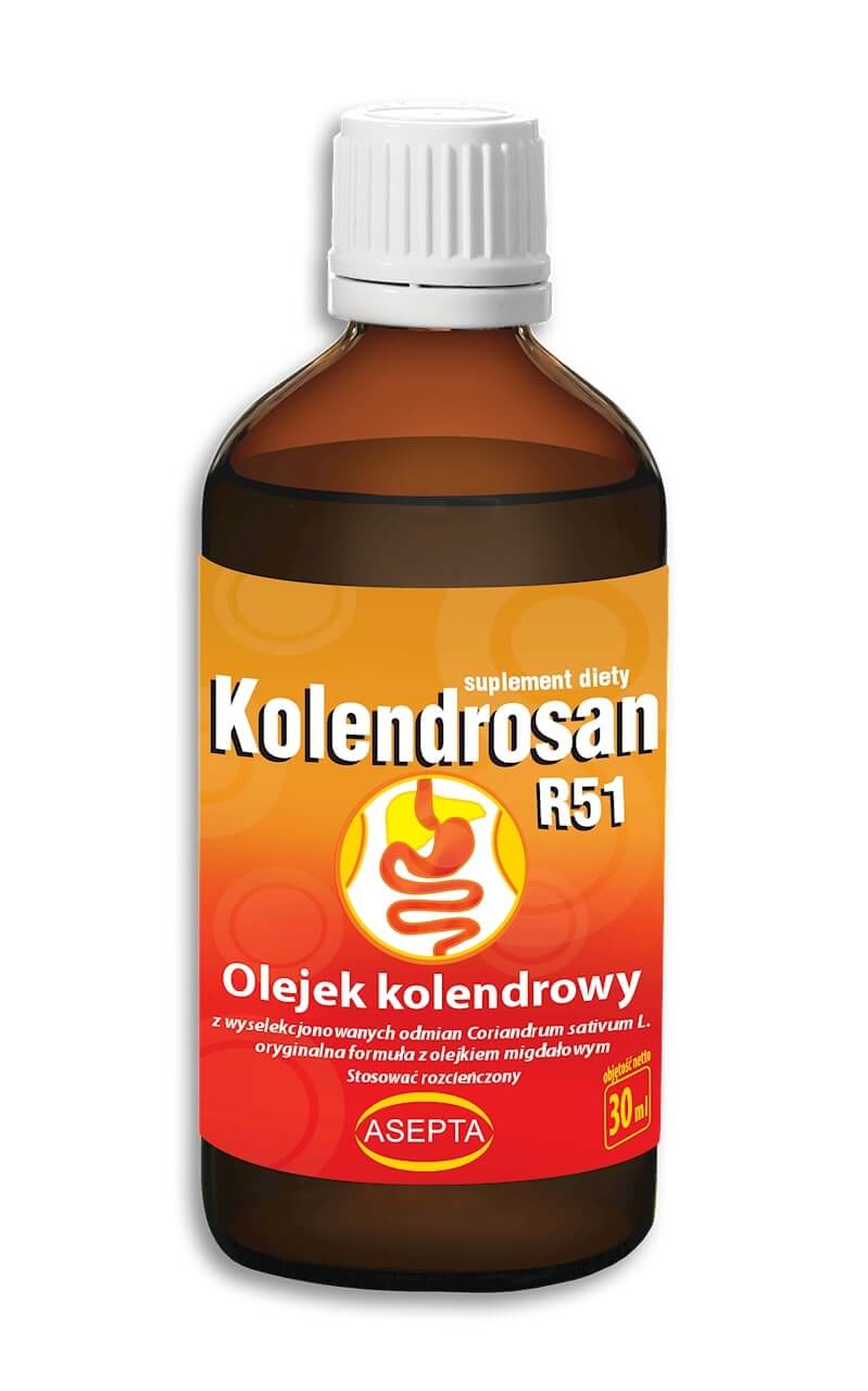 ASEPTA Kolendrosan R51, olejek kolendrowy, 30 ml — Składniki i ocena