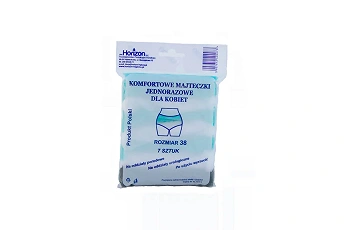 Majtki higieniczne poporodowe, jednorazowe, rozmiar 38, 7 szt.
