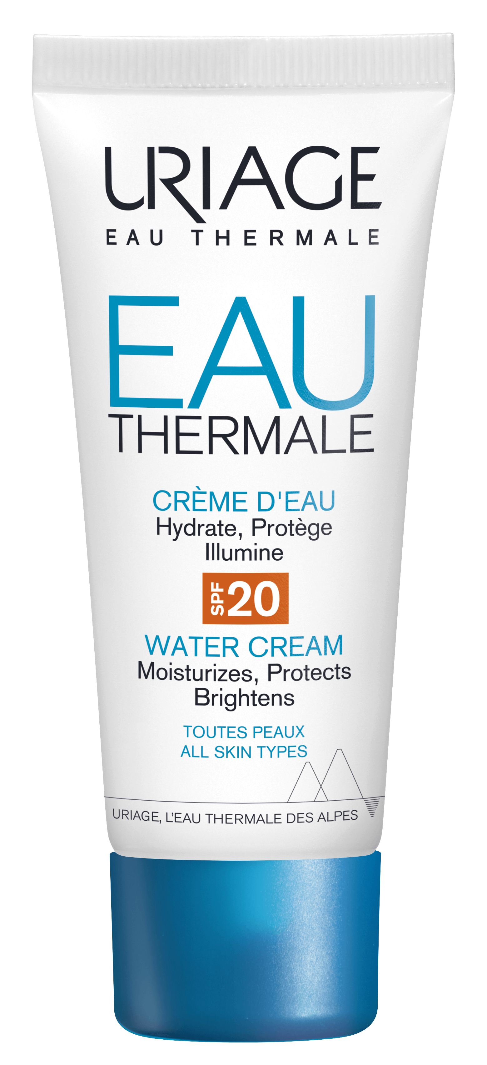 URGO URIAGE Eau Thermale, Creme aktiv feuchtigkeitsspendend SPF 20, 40 ml — Inhaltsstoffe und Bewertung