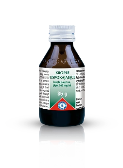 Krople uspokajające, w stanach napięcia nerwowego, niepokoju i trudności z zasypianiem, 35 g