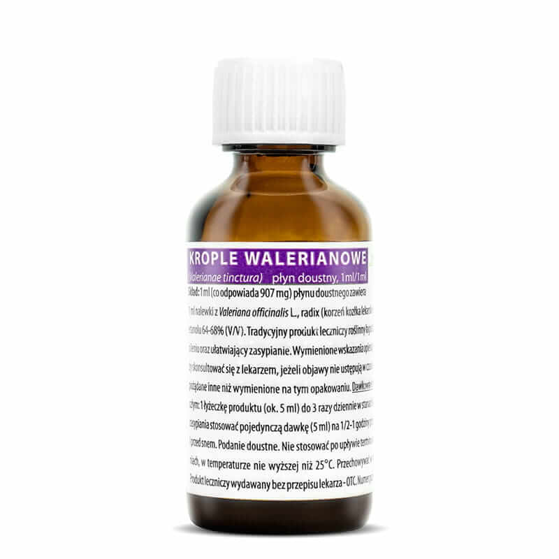 Krople walerianowe płyn doustny o działaniu uspokajającym, 35 ml