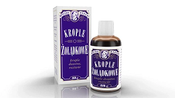 Krople żołądkowe , krople doustne, roztwór na dolegliwości żołądkowe, 35 g