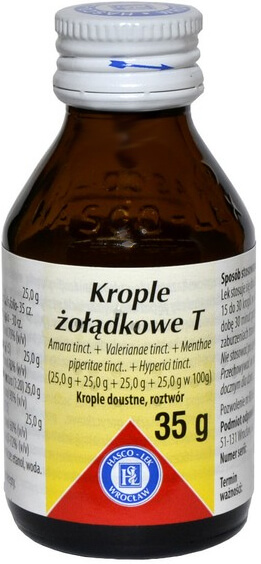 Krople żołądkowe T na niestrawność, 35 g