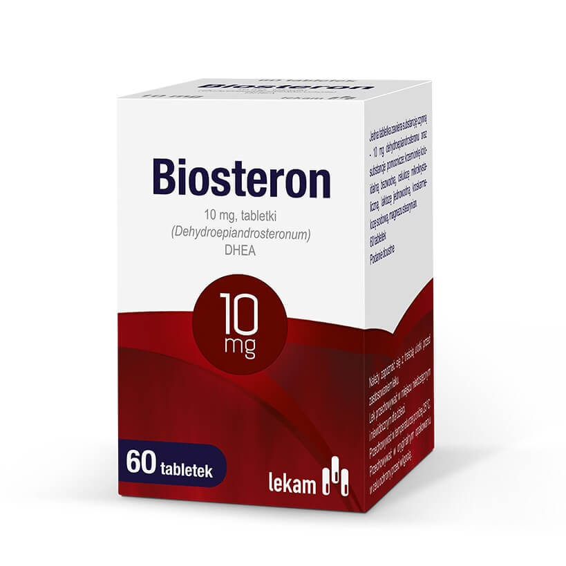 Biosteron , tabletki na uzupełnienie niedoboru DHEA 10 mg, 60 szt.