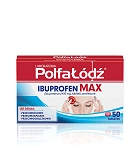 Laboratoria PolfaŁódź IBUPROFEN MAX  tabletki o działaniu przeciwbólowym i przeciwgorączkowym, 50 szt.