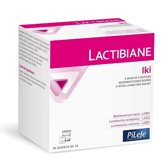 Lactibiane IKI, saszetki ze składnikami uzupełniającymi mikroflorę jelitową, 30 szt.